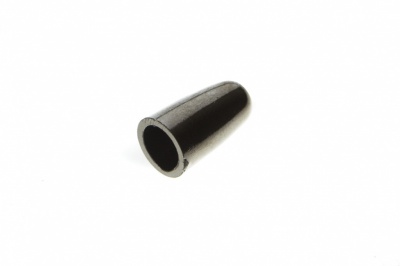 8100-Наконечник пластиковый под металл 15 мм-тем.никель - купить в Балаково. Цена: 2.45 руб.