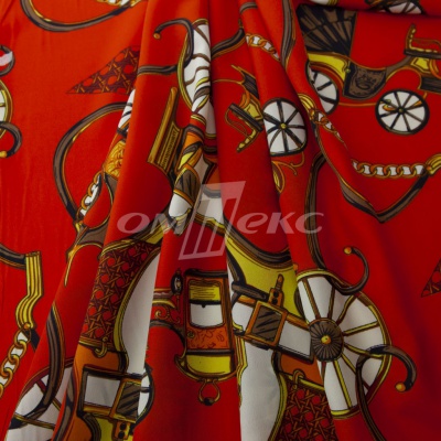 Плательная ткань "Фламенко" 16.1, 80 гр/м2, шир.150 см, принт этнический - купить в Балаково. Цена 241.49 руб.