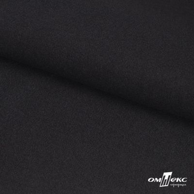 Трикотажное полотно "Монне" 100% полиэстр, 152см, 350 г/м2, чёрный, м - купить в Балаково. Цена 385 руб.