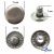 Кнопка металлическая "Альфа" с пружиной, 15 мм (уп. 720+/-20 шт), цвет никель - купить в Балаково. Цена: 1 466.73 руб.