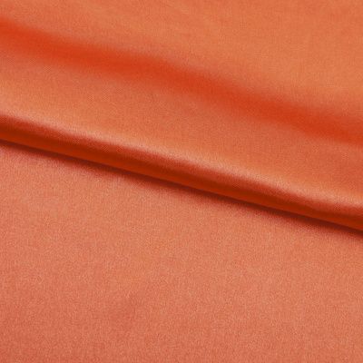 Поли креп-сатин 18-1445, 120 гр/м2, шир.150см, цвет оранжевый - купить в Балаково. Цена 155.57 руб.