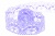 Тесьма кружевная 0621-2063, шир. 40 мм/уп. 20+/-1 м, цвет 107-фиолет - купить в Балаково. Цена: 933.93 руб.