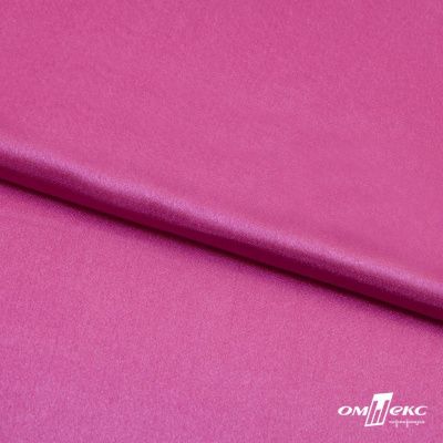 Поли креп-сатин 17-2627, 125 (+/-5) гр/м2, шир.150см, цвет розовый - купить в Балаково. Цена 155.57 руб.