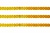 Пайетки "ОмТекс" на нитях, CREAM, 6 мм С / упак.73+/-1м, цв. 92 - золото - купить в Балаково. Цена: 484.77 руб.