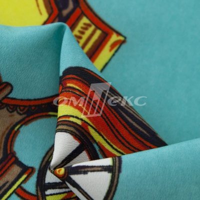 Плательная ткань "Фламенко" 16.2, 80 гр/м2, шир.150 см, принт этнический - купить в Балаково. Цена 241.49 руб.
