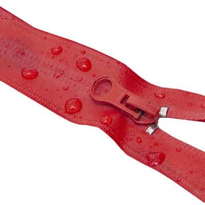 Молния водонепроницаемая PVC Т-7, 90 см, разъемная, цвет (820) красный - купить в Балаково. Цена: 61.18 руб.