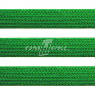 Шнур 15мм плоский (100+/-1м) №16 зеленый - купить в Балаково. Цена: 10.21 руб.