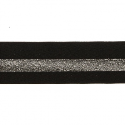 #2/6-Лента эластичная вязаная с рисунком шир.52 мм (45,7+/-0,5 м/бобина) - купить в Балаково. Цена: 69.33 руб.