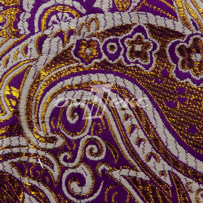 Ткань костюмная жаккард №9, 140 гр/м2, шир.150см, цвет фиолет - купить в Балаково. Цена 387.20 руб.