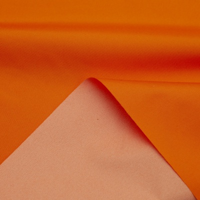 Поли понж (Дюспо) 17-1350, PU/WR, 65 гр/м2, шир.150см, цвет оранжевый - купить в Балаково. Цена 82.93 руб.
