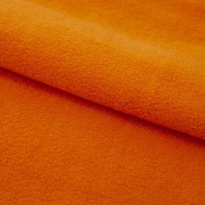 Флис DTY 16-1358, 250 г/м2, шир. 150 см, цвет оранжевый - купить в Балаково. Цена 640.46 руб.