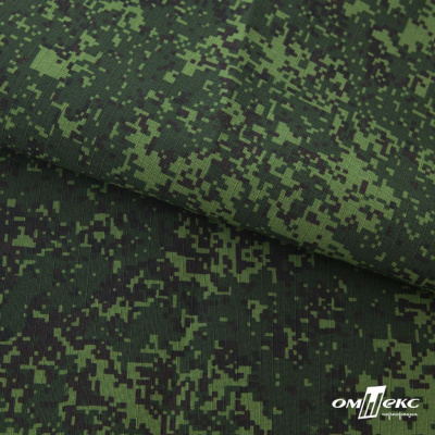 Униформ Рип Стоп 80/20 полиэфир/хлопок, 205 г/м2,  принтованный темно-зеленый, ВО, шир. 150 см - купить в Балаково. Цена 191.15 руб.