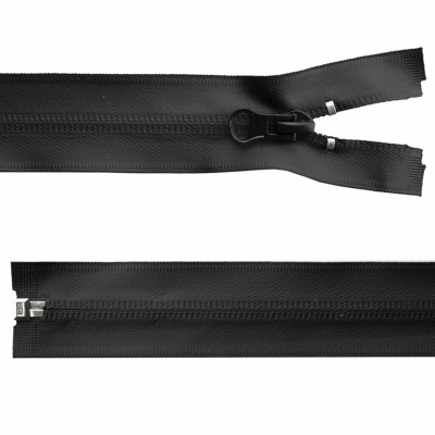 Молния водонепроницаемая PVC Т-7, 100 см, разъемная, цвет чёрный - купить в Балаково. Цена: 61.89 руб.