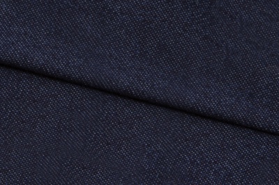 Ткань джинсовая №96, 160 гр/м2, шир.148см, цвет т.синий - купить в Балаково. Цена 350.42 руб.