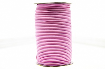 0370-1301-Шнур эластичный 3 мм, (уп.100+/-1м), цв.141- розовый - купить в Балаково. Цена: 459.62 руб.