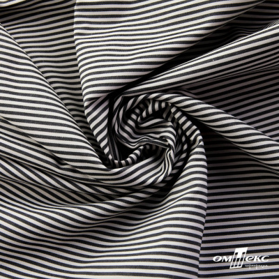 Ткань сорочечная Полоска Кенди, 115 г/м2, 58% пэ,42% хл, шир.150 см, цв.6-черный, (арт.110) - купить в Балаково. Цена 306.69 руб.