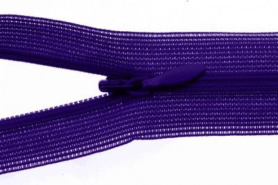 Молния потайная Т3 866, 50 см, капрон, цвет фиолетовый - купить в Балаково. Цена: 8.62 руб.