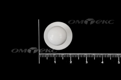 Пуговица поварская "Пукля", 10 мм, цвет белый - купить в Балаково. Цена: 2.28 руб.