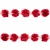 Тесьма плетеная "Рюш", упак. 9,14 м, цвет красный - купить в Балаково. Цена: 46.82 руб.