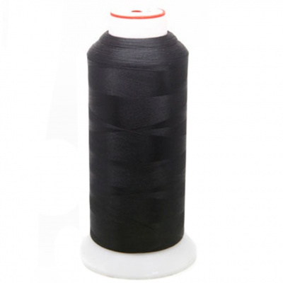 Нитки текстурированные некручёные, намот. 5 000 м, цвет чёрный - купить в Балаково. Цена: 70.43 руб.