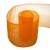 Лента капроновая "Гофре", шир. 110 мм/уп. 50 м, цвет оранжевый - купить в Балаково. Цена: 26.93 руб.