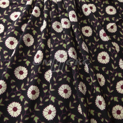 Плательная ткань "Фламенко" 10.1, 80 гр/м2, шир.150 см, принт растительный - купить в Балаково. Цена 243.96 руб.