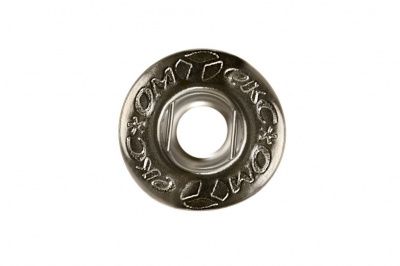 Кнопка металлическая "Альфа" с пружиной, 15 мм (уп. 720+/-20 шт), цвет никель - купить в Балаково. Цена: 1 481.69 руб.
