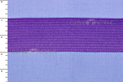 Окантовочная тесьма №0225, шир. 22 мм (в упак. 100 м), цвет фиолет - купить в Балаково. Цена: 271.60 руб.
