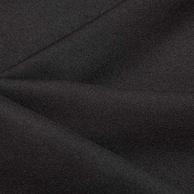 Ткань костюмная 21010 2044, 225 гр/м2, шир.150см, цвет черный - купить в Балаково. Цена 390.73 руб.