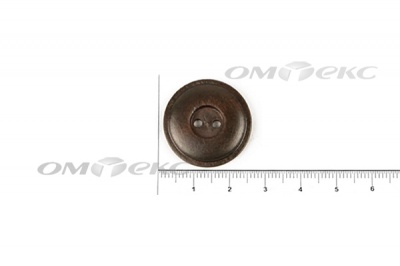 Пуговица деревянная круглая №54 (25мм) - купить в Балаково. Цена: 4.12 руб.