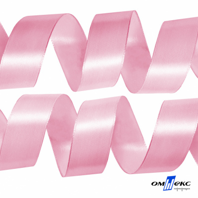 050-нежно-розовый Лента атласная упаковочная (В) 85+/-5гр/м2, шир.50 мм (1/2), 25+/-1 м - купить в Балаково. Цена: 120.46 руб.