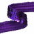 Тесьма с пайетками 12, шир. 20 мм/уп. 25+/-1 м, цвет фиолет - купить в Балаково. Цена: 778.19 руб.