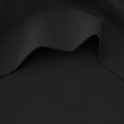 Костюмная ткань с вискозой "Меган", 210 гр/м2, шир.150см, цвет чёрный - купить в Балаково. Цена 378.55 руб.