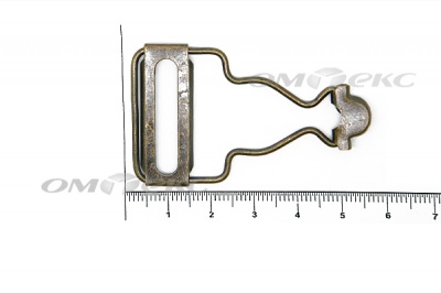 Застежки для комбинезонов металлическая 32 мм Никель (20ШТ)  - купить в Балаково. Цена: 3.18 руб.