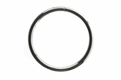 Кольцо металлическое №40 мм, цв.-никель - купить в Балаково. Цена: 4.45 руб.