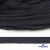 Шнур плетеный d-8 мм плоский, 70% хлопок 30% полиэстер, уп.85+/-1 м, цв.1010-т.синий - купить в Балаково. Цена: 735 руб.