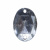 Стразы пришивные акриловые арт.#39/10 - "Кристал", 10х14 мм - купить в Балаково. Цена: 0.69 руб.