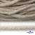Шнур плетеный d-6 мм круглый, 70% хлопок 30% полиэстер, уп.90+/-1 м, цв.1077-лён - купить в Балаково. Цена: 588 руб.
