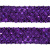 Тесьма с пайетками 12, шир. 35 мм/уп. 25+/-1 м, цвет фиолет - купить в Балаково. Цена: 1 308.30 руб.