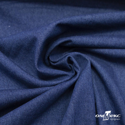 Ткань костюмная "Джинс", 315 г/м2, 100% хлопок, шир. 150 см,   Цв. 7/ Dark blue - купить в Балаково. Цена 588 руб.