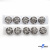 119-01 Кнопки пришивные декоративные металл 21 мм, цв.-никель - купить в Балаково. Цена: 21.54 руб.