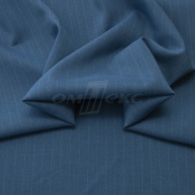 Костюмная ткань "Жаклин", 188 гр/м2, шир. 150 см, цвет серо-голубой - купить в Балаково. Цена 426.49 руб.