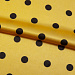 Атлас стрейч (горох) 13-0758, 95 гр/м2, шир.150см, цвет жёлтый/чёрный