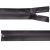 Молния водонепроницаемая PVC Т-7, 60 см, разъемная, цвет (301) т.серый - купить в Балаково. Цена: 49.39 руб.
