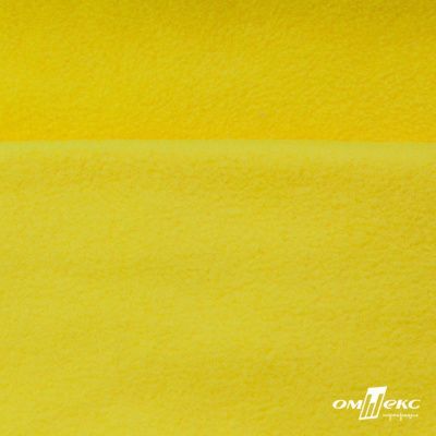 Флис DTY 14-0760, 240 г/м2, шир. 150 см, цвет яркий желтый - купить в Балаково. Цена 640.46 руб.