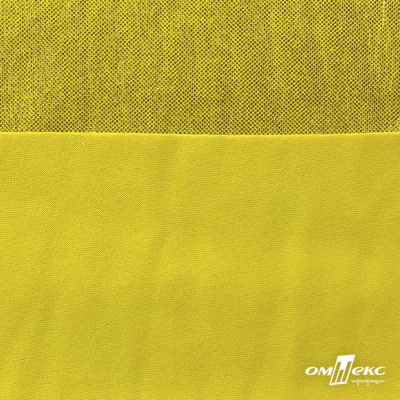 Трикотажное полотно голограмма, шир.140 см, #602 -жёлтый/жёлтый - купить в Балаково. Цена 385.88 руб.