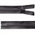 Молния водонепроницаемая PVC Т-7, 20 см, неразъемная, цвет (301)-т.серый - купить в Балаково. Цена: 21.56 руб.
