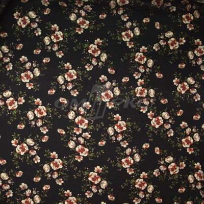 Плательная ткань "Фламенко" 3.1, 80 гр/м2, шир.150 см, принт растительный - купить в Балаково. Цена 239.03 руб.