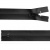 Молния водонепроницаемая PVC Т-7, 18 см, неразъемная, цвет чёрный - купить в Балаково. Цена: 21.20 руб.
