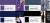 Костюмная ткань "Элис" 18-3921, 200 гр/м2, шир.150см, цвет голубика - купить в Балаково. Цена 306.20 руб.